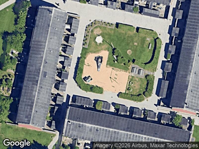 Satellitfoto af Legepladsen v. Vejlby Vænge