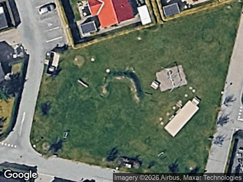 Satellitfoto af Legepladsen v. Sognekæret
