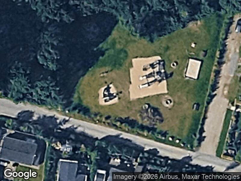 Satellitfoto af Legepladsen v. Haveforeningen Hvilen