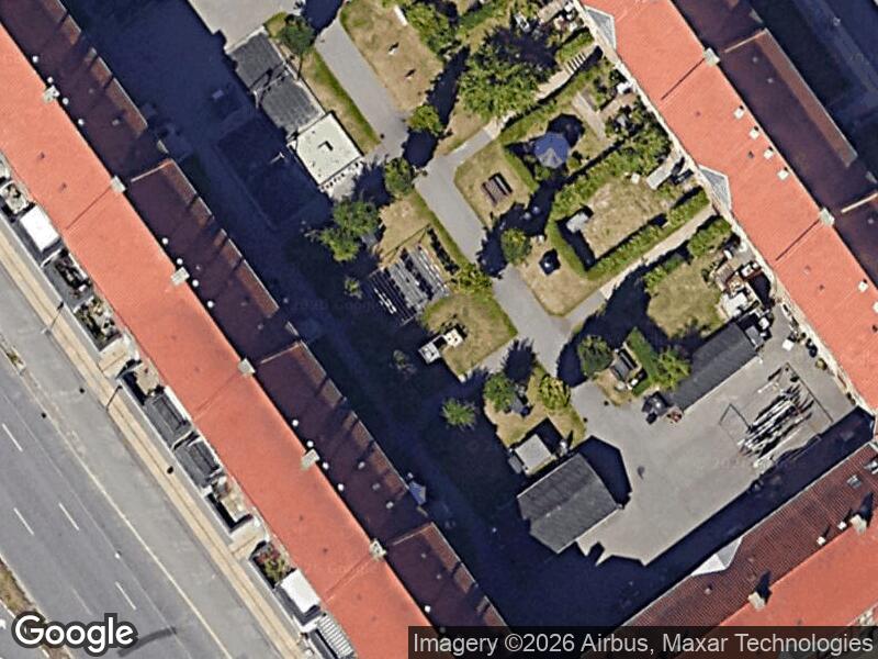 Satellitfoto af Legepladsen v. Borups Allé