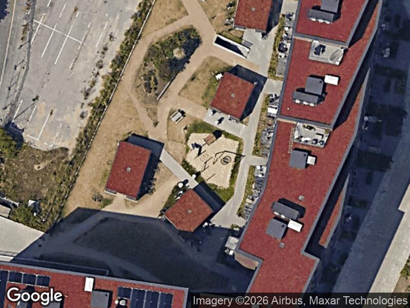 Satellitfoto af Legepladsen v. Vestre Teglgade