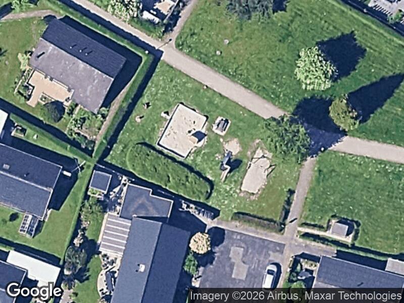 Satellitfoto af Legepladsen v. Lindeengen