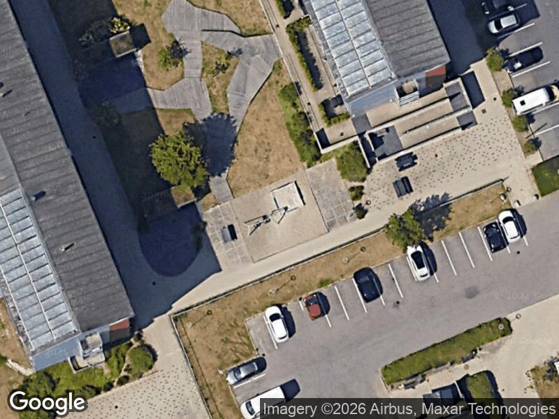 Satellitfoto af Legepladsen v. Hornemanns Vænge