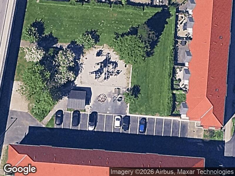 Satellitfoto af Legepladsen v. Baneløkken