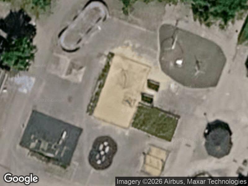 Satellitfoto af Legepladsen v. Døesvej