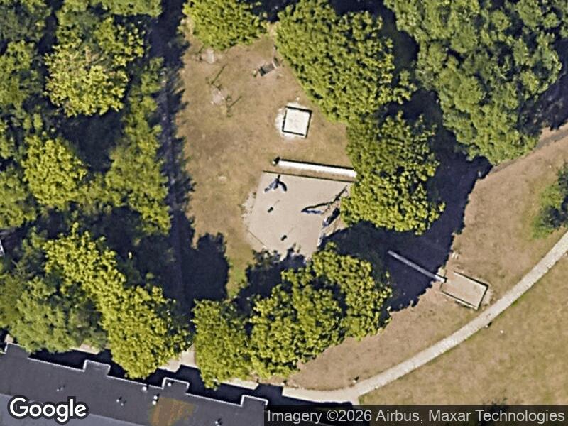 Satellitfoto af Legepladsen v. Åkandevej