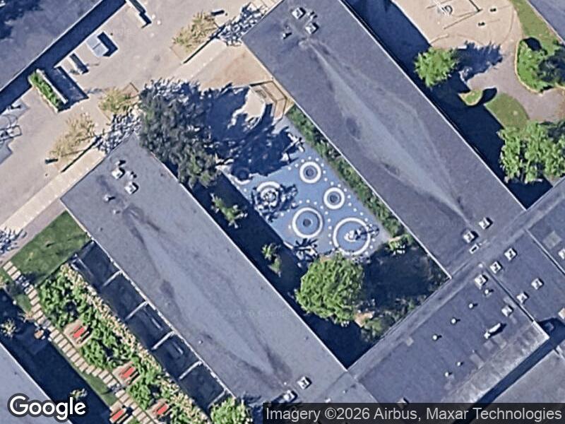 Satellitfoto af Legepladsen v. Vibeholms Vænge