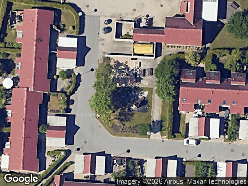 Satellitfoto af Legepladsen v. Hvedemarken