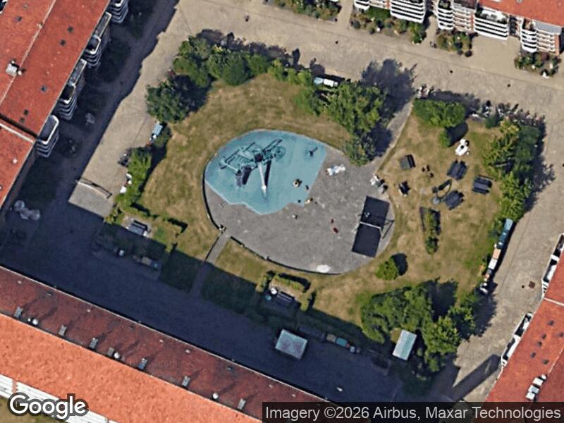 Satellitfoto af Legepladsen v. Englandsvej