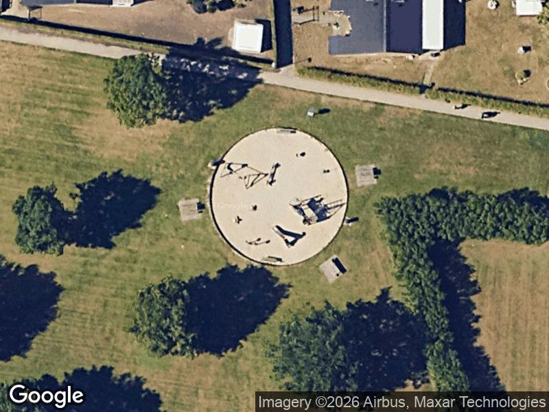 Satellitfoto af Legepladsen i Tofteparken