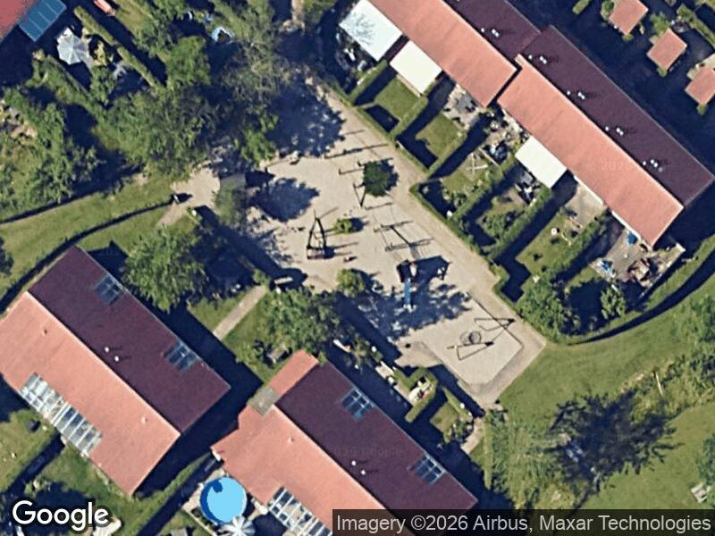 Satellitfoto af Legepladsen v. Blommegrenen