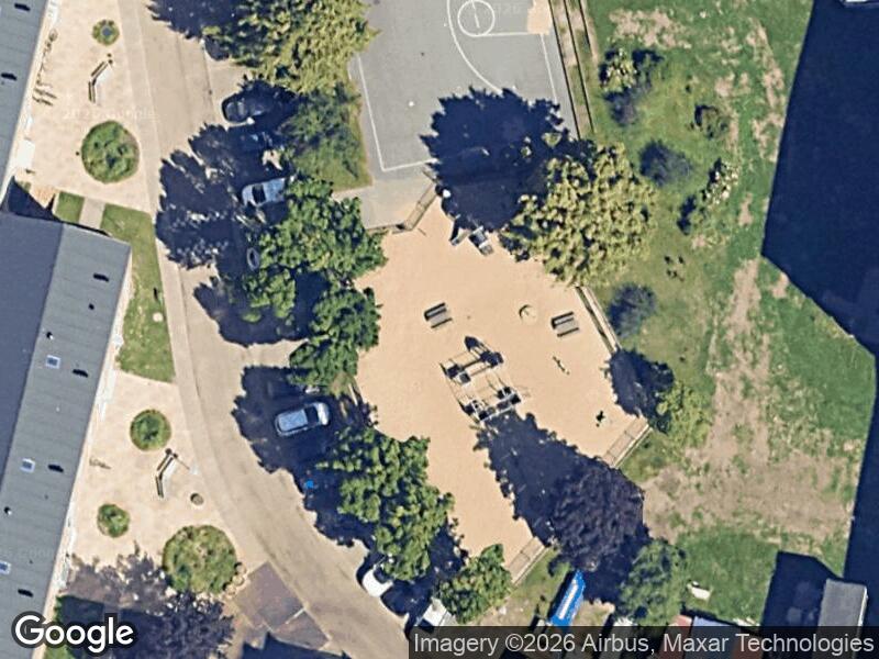 Satellitfoto af Legepladsen v. Kridthøjvænge