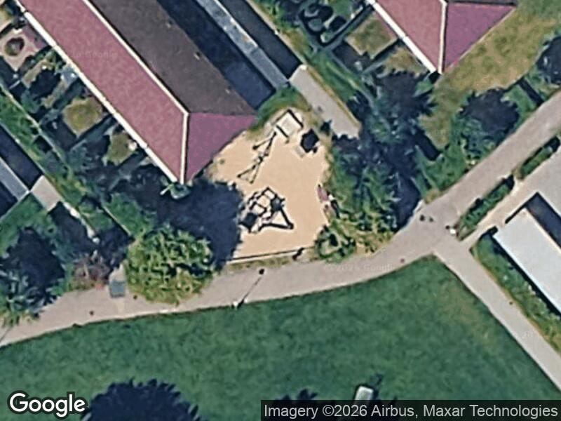 Satellitfoto af Legepladsen v. Kirsebærvangen