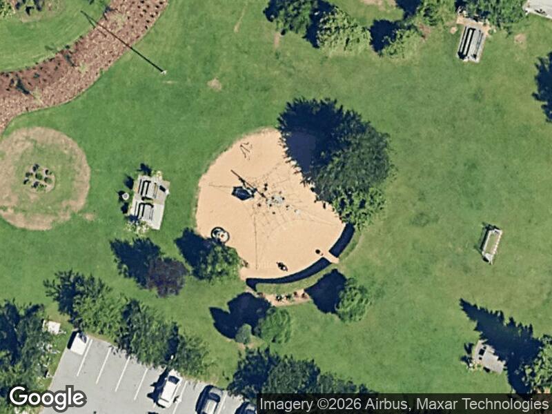 Satellitfoto af Legepladsen v. Tjelevej