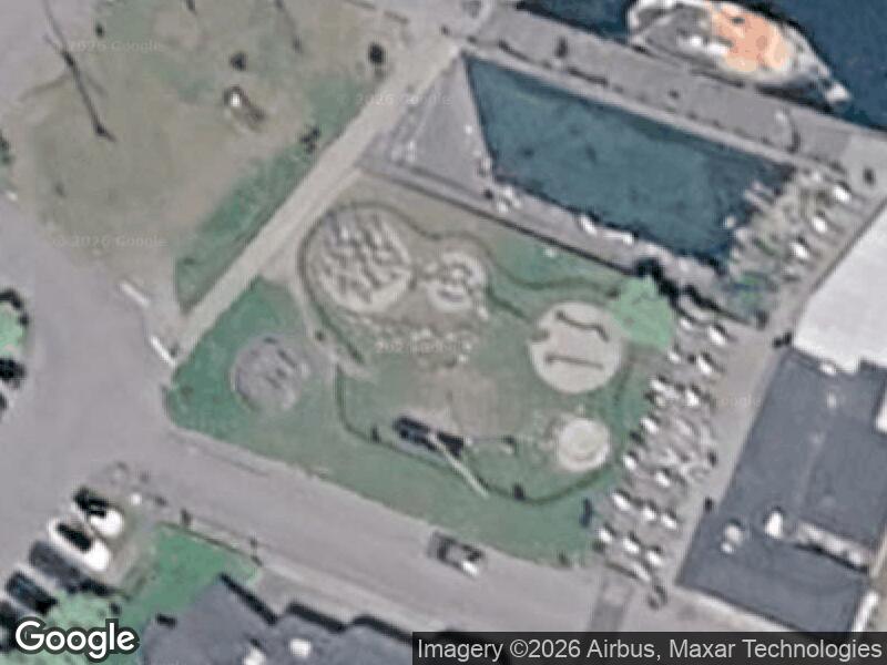 Satellitfoto af Nordhavn legeplads