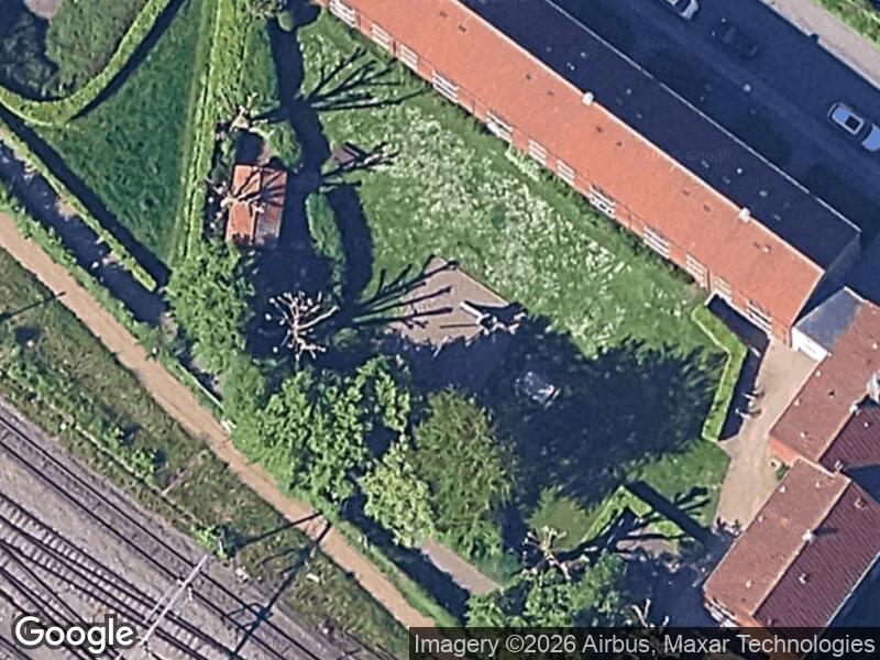 Satellitfoto af Legepladsen v. Lindevænget