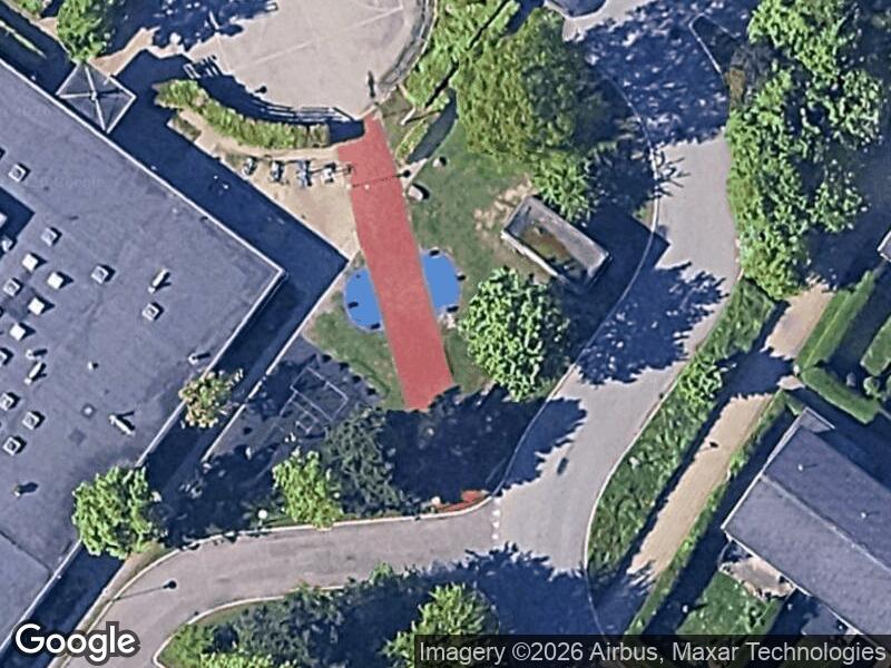 Satellitfoto af Legepladsen v. Tejstgården