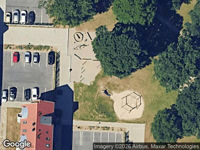 Satellitfoto af Legepladsen v. Bystævnevej