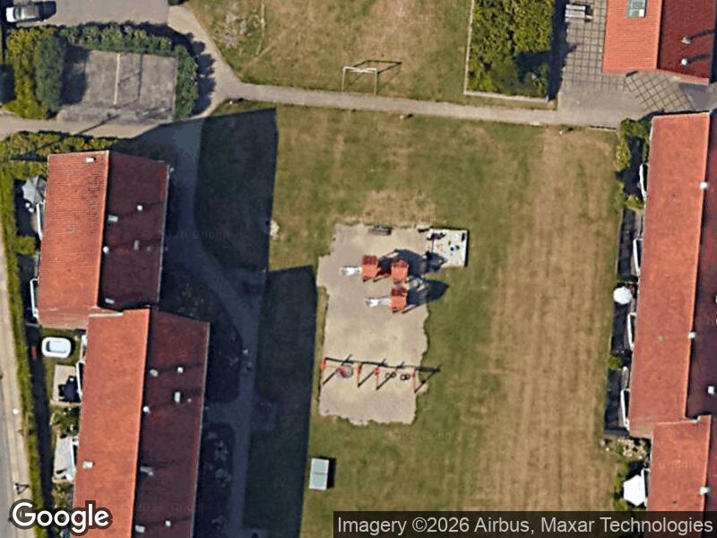 Satellitfoto af Legepladsen v. Rødager Alle