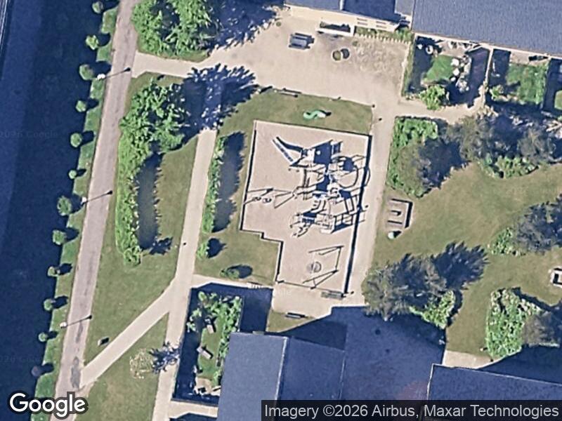Satellitfoto af Legepladsen v. Ørnevang