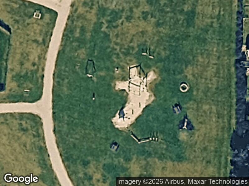 Satellitfoto af Legepladsen v. Mette Maries Vej