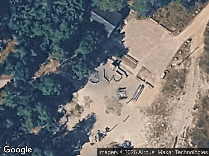 Satellitfoto af Naturlegepladsen ved Trylleskoven