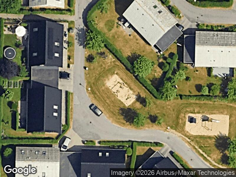Satellitfoto af Legepladsen v. Halldor Laxness Vej