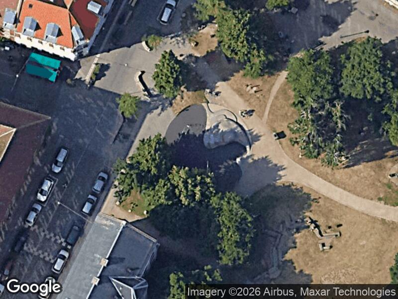 Satellitfoto af Legepladsen i Folkets Park