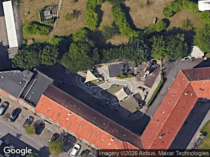 Satellitfoto af Legepladsen v. Vilhelm Thomsens Allé