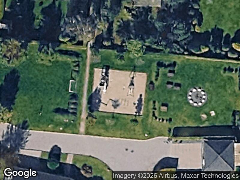 Satellitfoto af Legepladsen v. Toftevænget