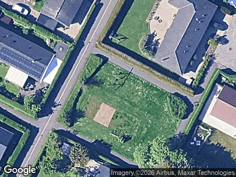 Satellitfoto af Legepladsen v. Hjortevænget