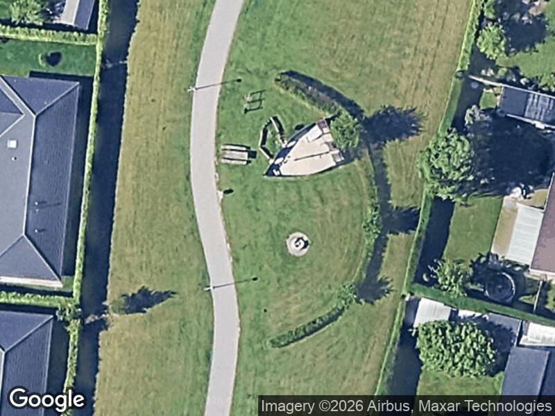 Satellitfoto af Legepladsen v. Møllemoseparken