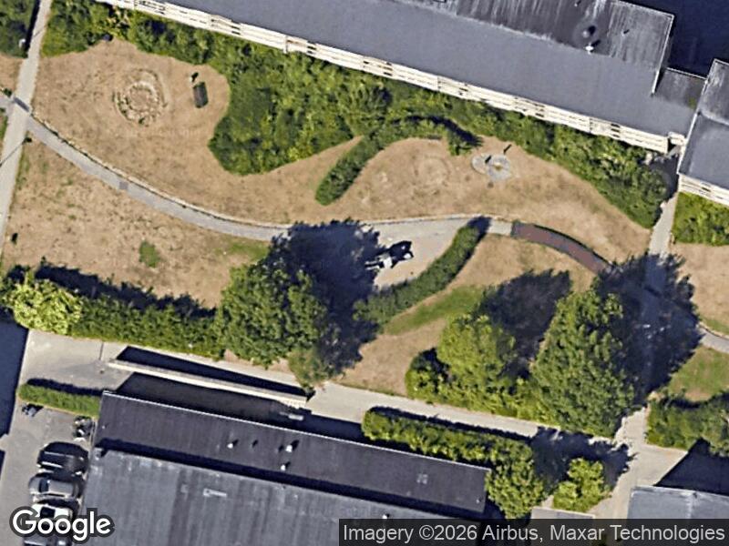 Satellitfoto af Legepladsen v. Grostedet