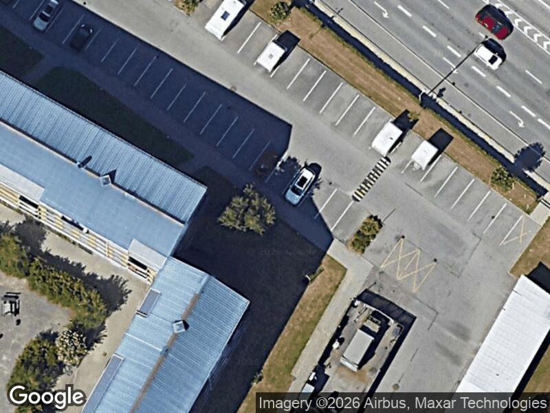 Satellitfoto af Stationsalleen