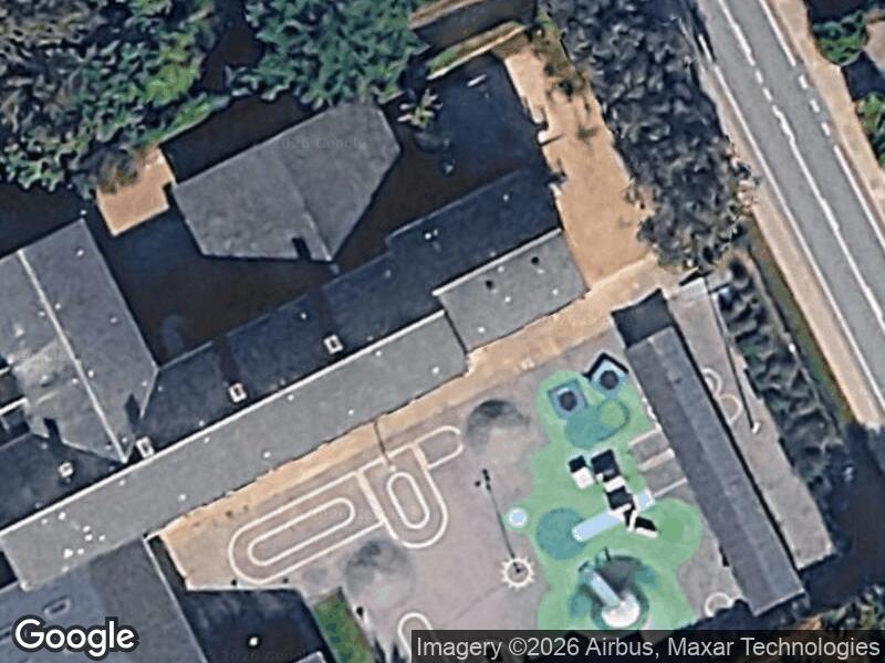 Satellitfoto af Legepladsen v. Pontoppidansvej