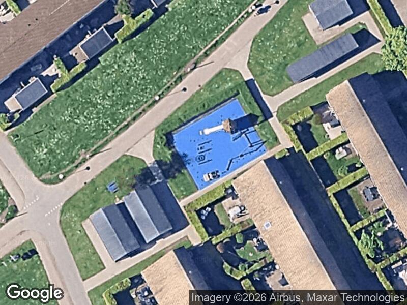 Satellitfoto af Legepladsen v. Ulfbuen
