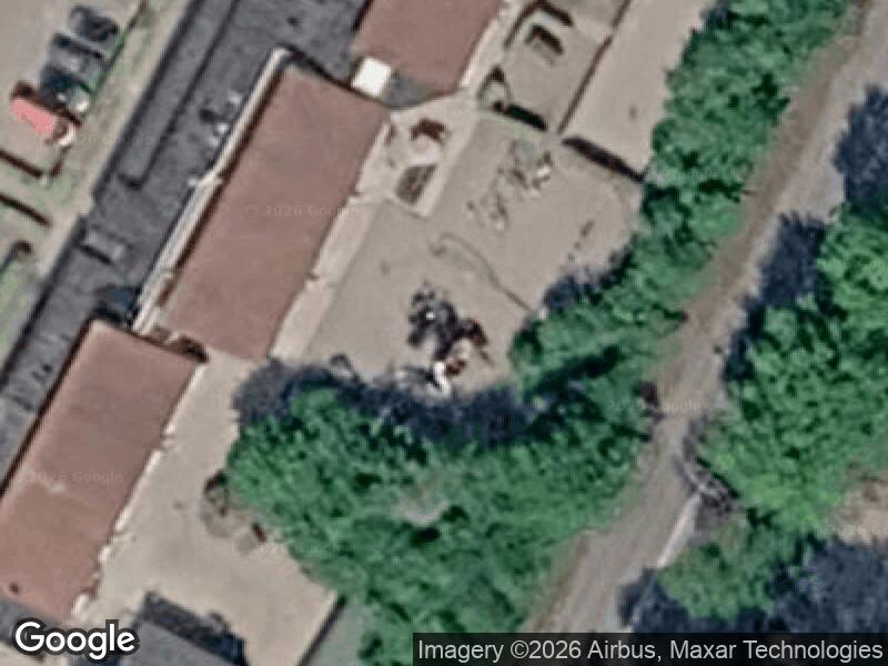 Satellitfoto af Bag skorstenen