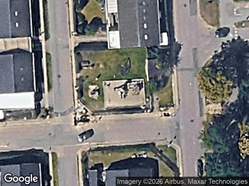Satellitfoto af Legepladsen v. Røjlevangen