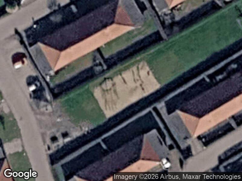 Satellitfoto af Legepladsen v. Kornblomsten