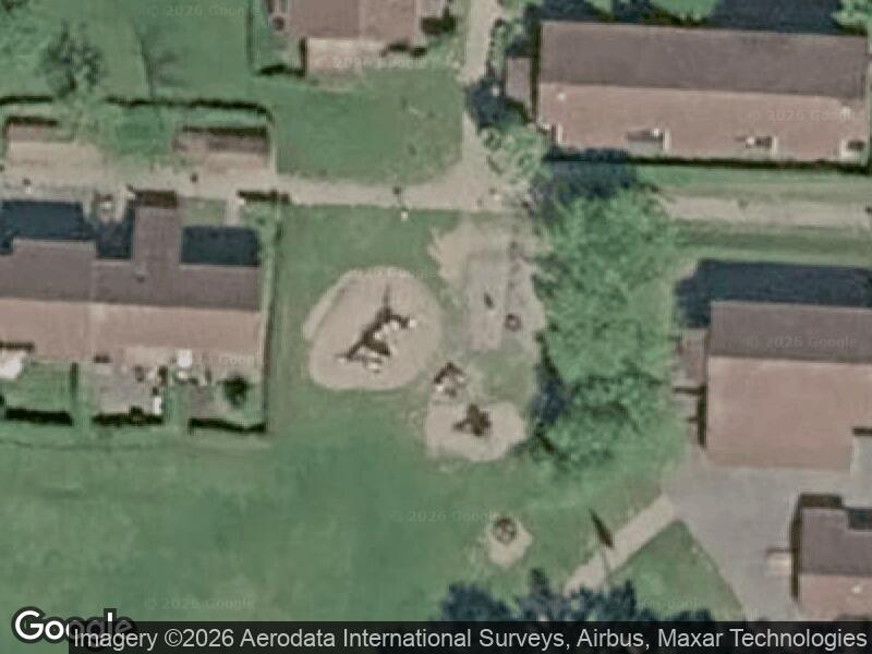 Satellitfoto af Legepladsen v. Dannevirkevej