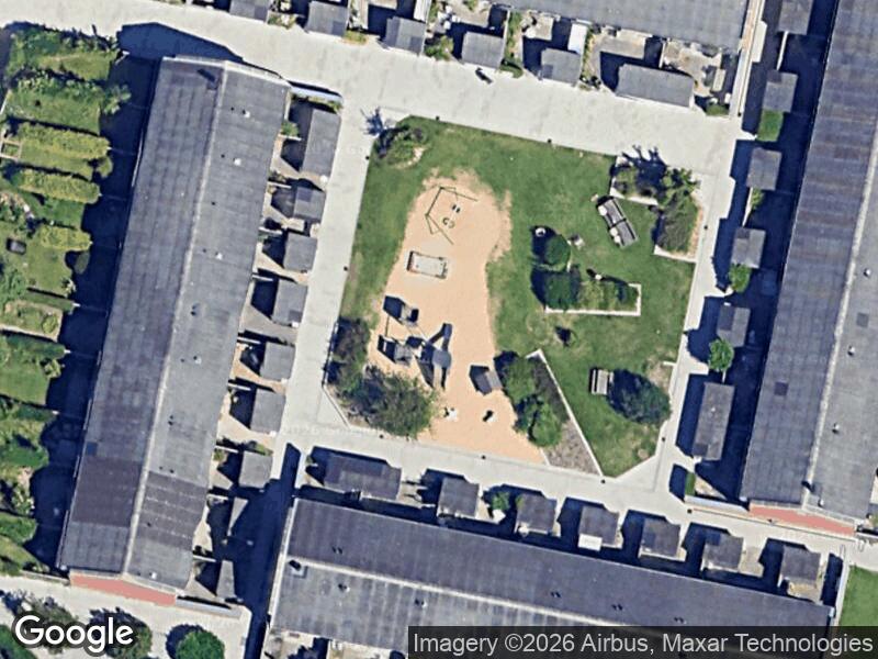 Satellitfoto af Legepladsen v. Vejlby Vænge
