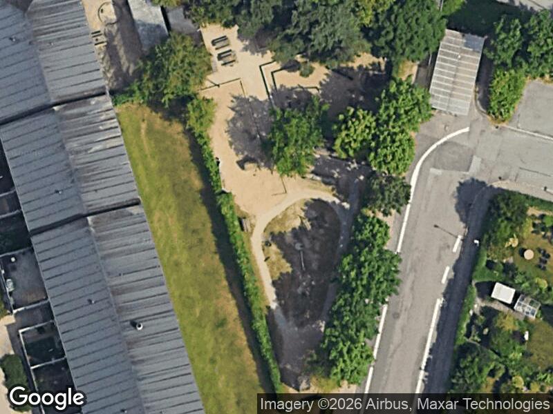 Satellitfoto af Legepladsen v. Doravej