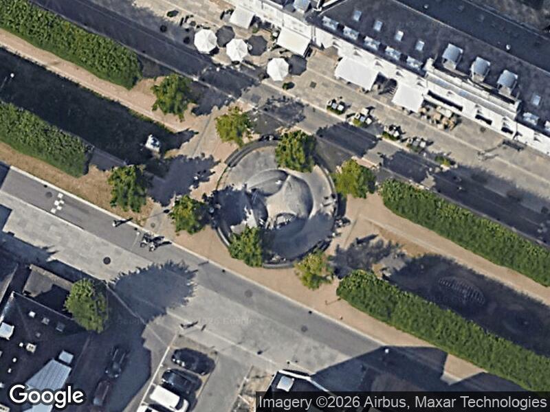 Satellitfoto af Legepladsen på Sankt Annæ Plads