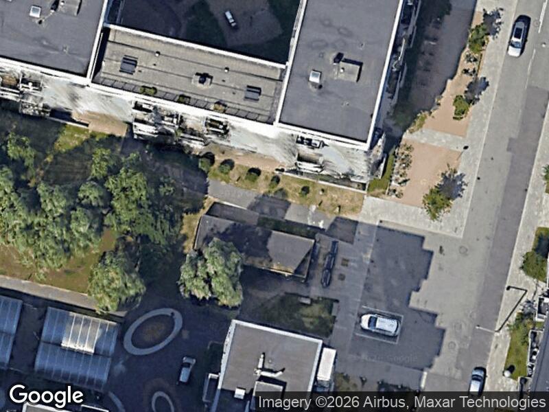 Satellitfoto af Ørestad skoles legeplads