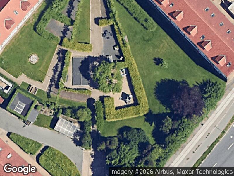Satellitfoto af Legepladsen v. Jens Baggesens Vej