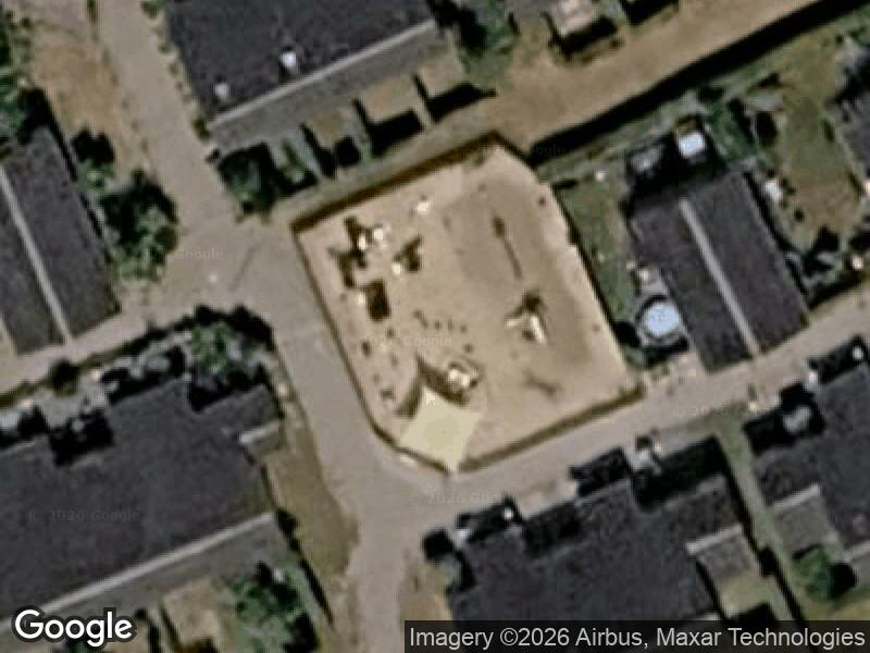 Satellitfoto af Legepladsen v. Oddesundvej
