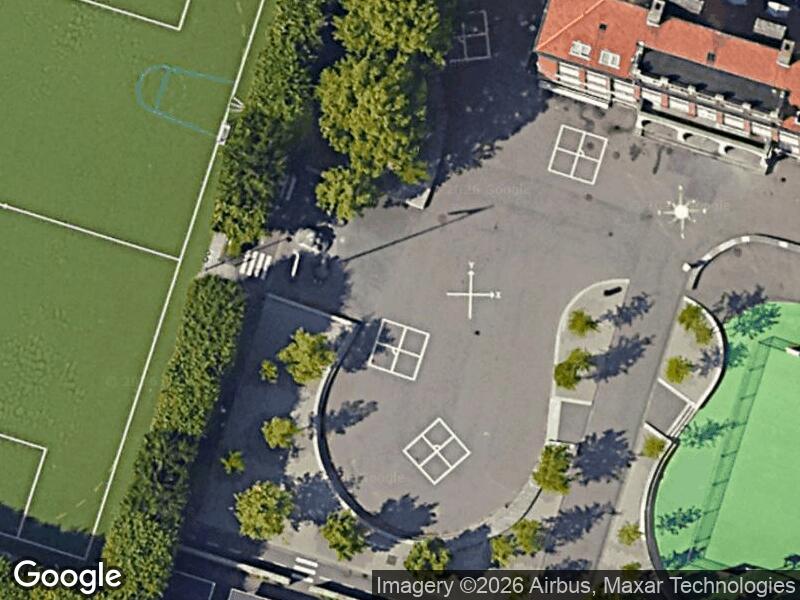 Satellitfoto af Legepladsen v. P.G. Ramms Alle