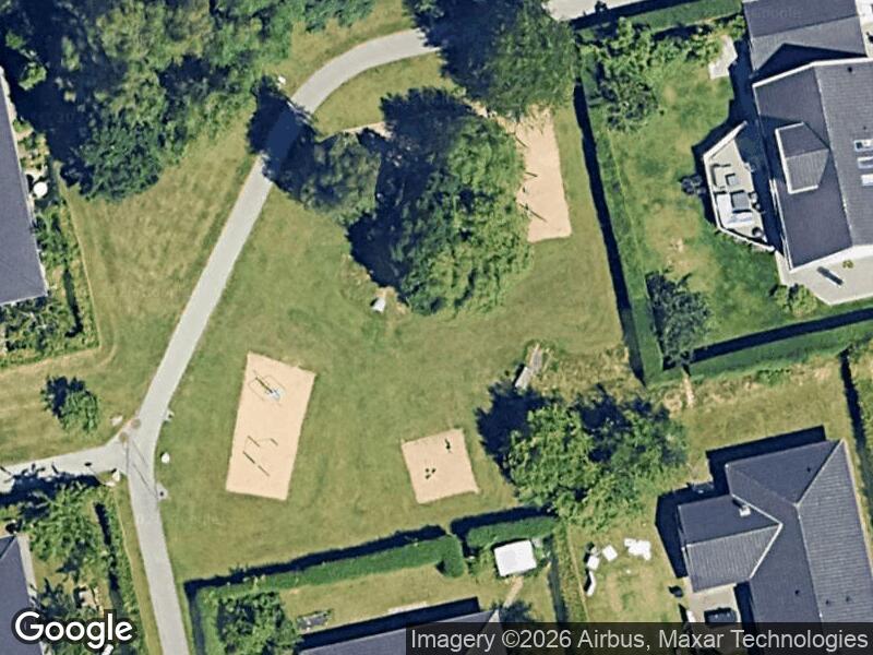 Satellitfoto af Legepladsen v. Blåbærhaven
