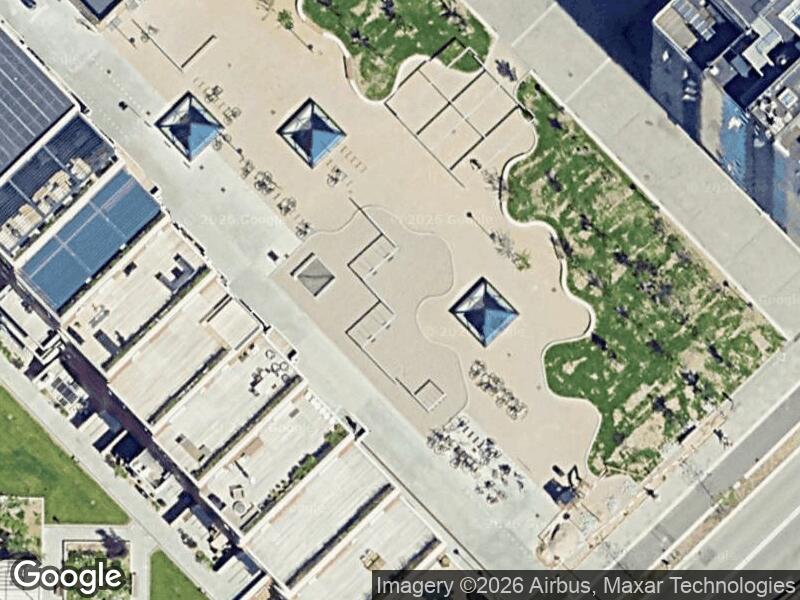 Satellitfoto af Legepladsen v. Kristine Nielsens Gade