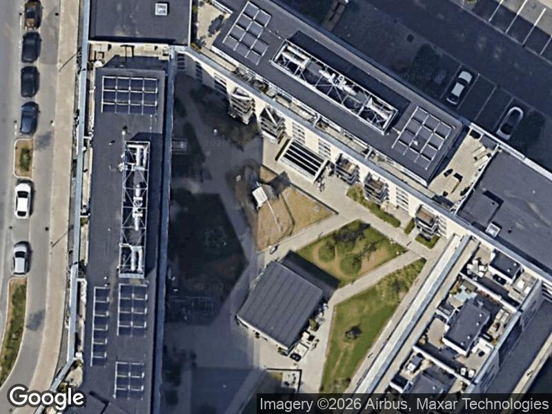 Satellitfoto af Legepladsen v. Alliancevej